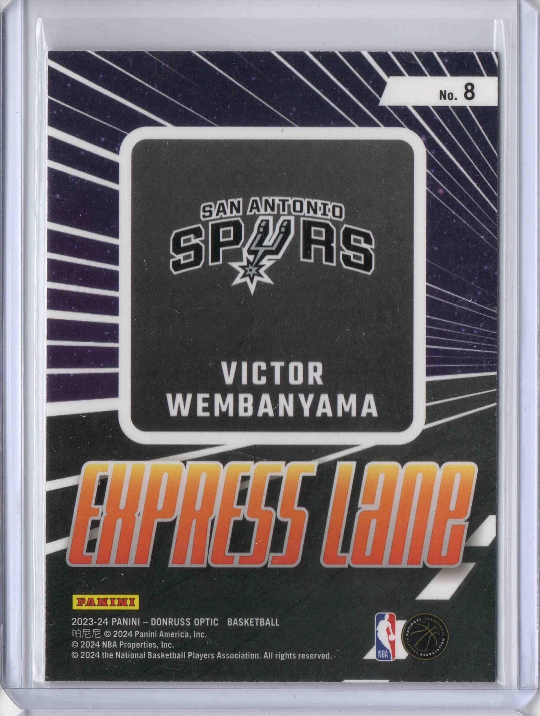 Amazon.com: 2023-24 Trading Card Optic Express Lane #8 Victor
